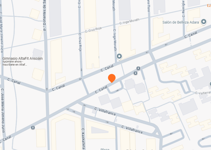 Mapa de ubicación de las oficinas